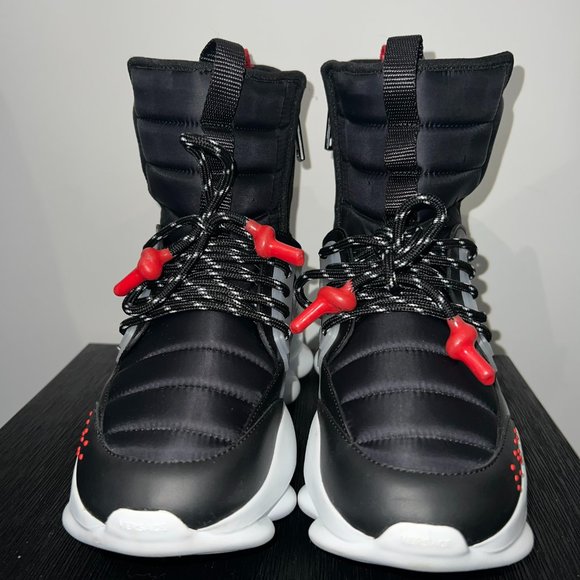 Versace Chain Reaction High Top Sneaker Boots - Picture 4 of 10